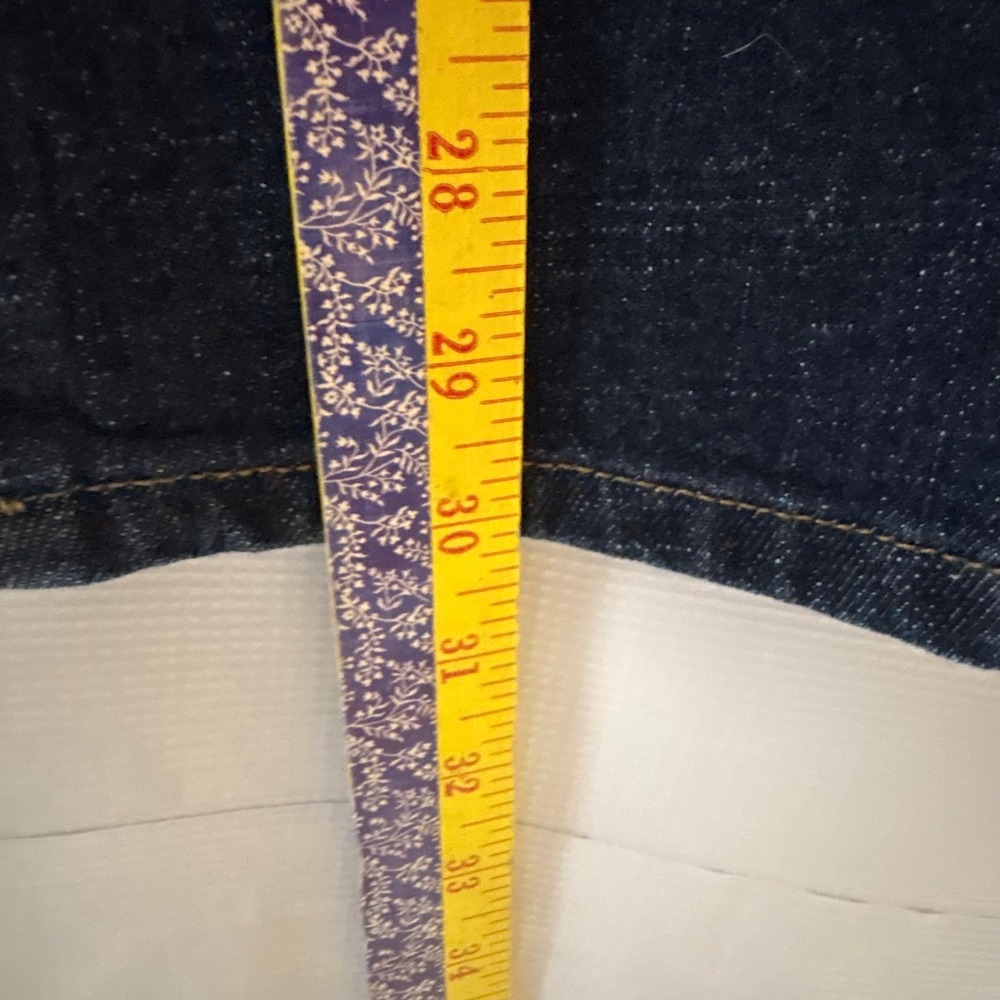 Lauren Ralph Lauren Women 16 Dark Wash Bootcut Jeans Blue Stretch Denim Mid Rise - Picture 4 of 9